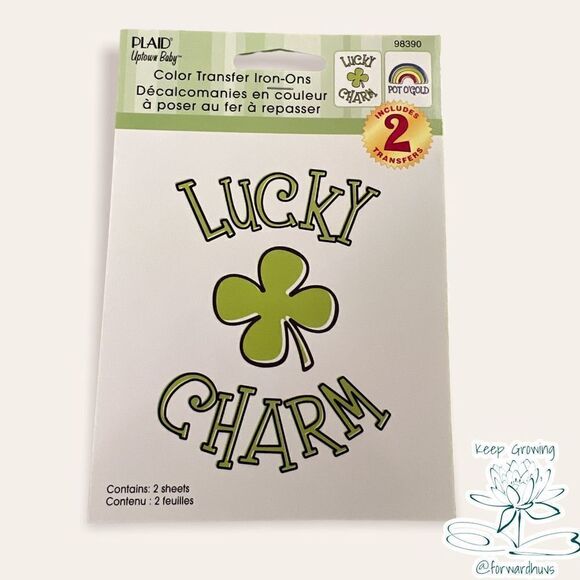 Lucky Charm & Rainbow Iron On Transfer - Picture 5 of 8